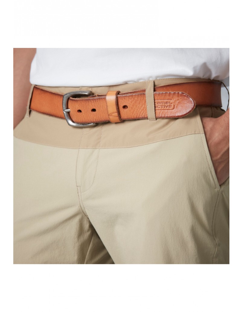 C by camel active Leather Belt (1620HRG-20#BRN)